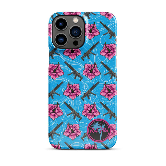 High Capacity Hibiscus Snap Case For iPhone®