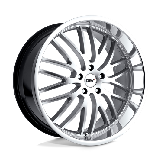 Tsw Snetterton Hyper Silver W/ Mirror Cut Lip