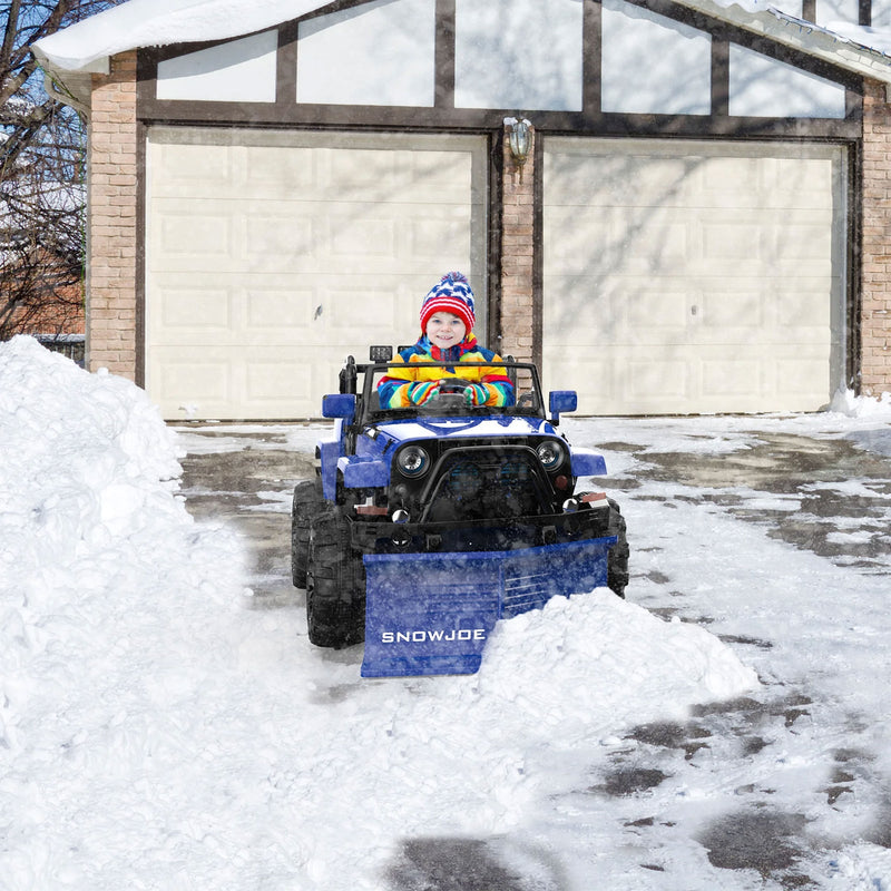 Load image into Gallery viewer, 24V Ride-On Snow SUV Toy with Plow, Scoop, and Parental Remote Control
