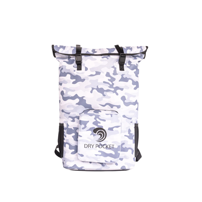 Load image into Gallery viewer, Waterproof Floating Backpack Cooler - Snow Camo
