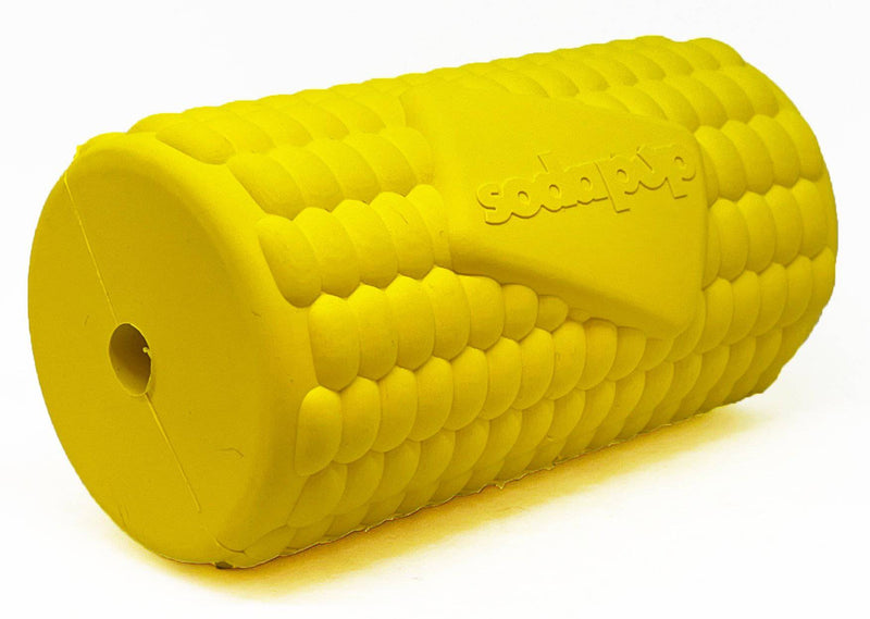 Load image into Gallery viewer, Corn on the Cob Dog Toy - Durable Rubber Treat Dispenser | USA Made
