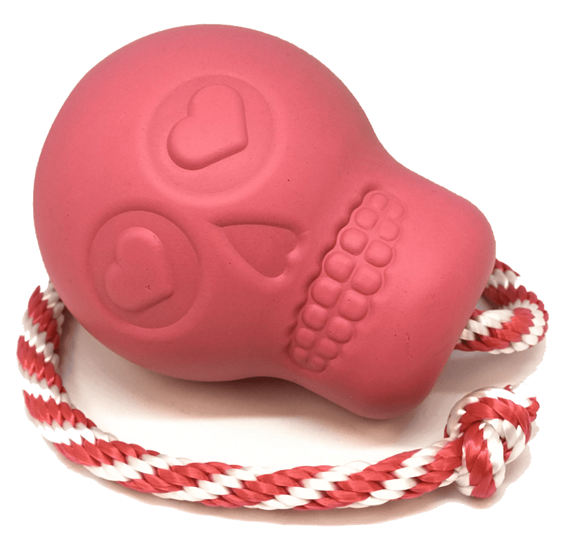 Load image into Gallery viewer, USA-K9 Skull Dog Chew Toy &amp; Treat Dispenser - Made in USA | SodaPup
