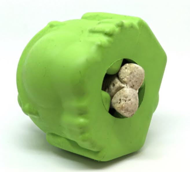 Load image into Gallery viewer, Bull Frog Dog Chew Toy &amp; Treat Dispenser - USA Made | SodaPup
