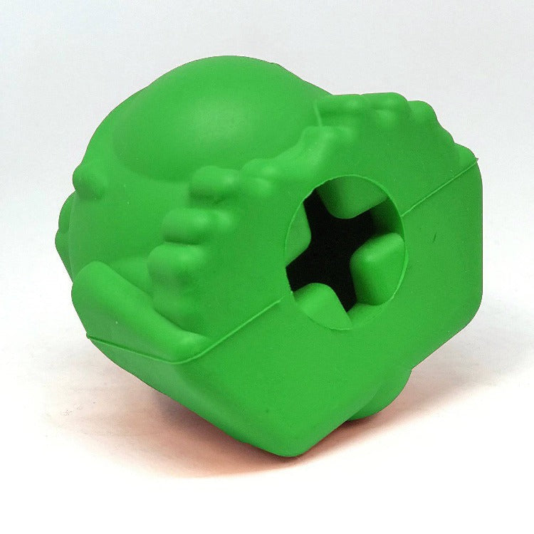Load image into Gallery viewer, Bull Frog Dog Chew Toy &amp; Treat Dispenser - USA Made | SodaPup
