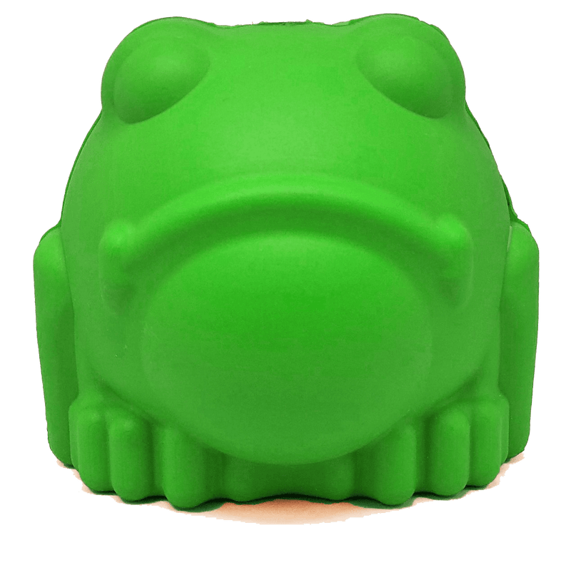 Load image into Gallery viewer, Bull Frog Dog Chew Toy &amp; Treat Dispenser - USA Made | SodaPup
