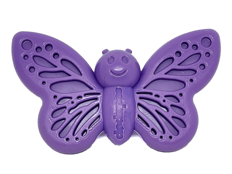 Load image into Gallery viewer, Butterfly Nylon Chew &amp; Enrichment Toy | 2-in-1 for Aggressive Chewers | SodaPup
