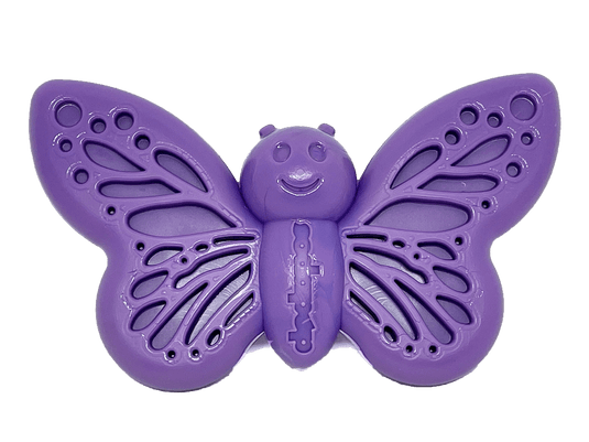 Butterfly Nylon Chew & Enrichment Toy | 2-in-1 for Aggressive Chewers | SodaPup
