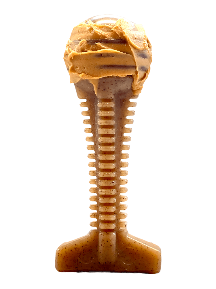 Load image into Gallery viewer, Honey Bone Dental Tower Nylon Chew Toy for Aggressive Chewers | USA Made
