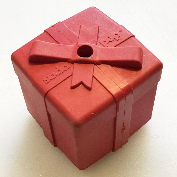 Load image into Gallery viewer, Gift Box eDispenser - Durable Rubber Treat Dispenser for Dogs | USA Made
