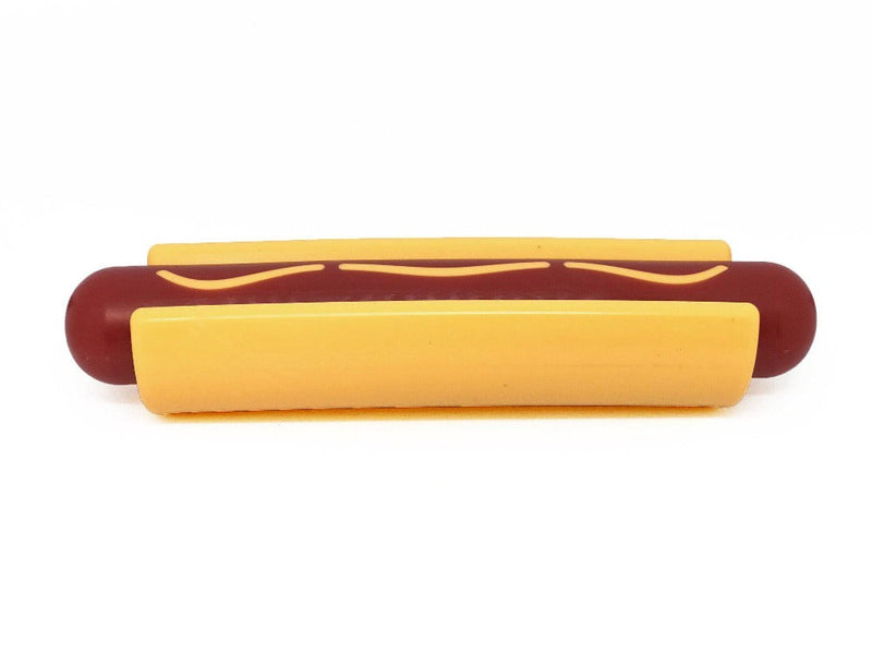 Load image into Gallery viewer, Hot Dog Nylon Dog Toy for Aggressive Chewers | USA Made | SodaPup
