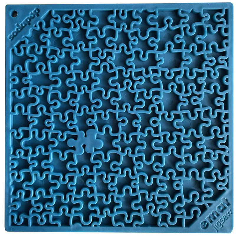 Load image into Gallery viewer, Jigsaw Puzzle eMat - Enrichment Lick Mat for Dogs and Cats | eMat Enrichment Toy for Anxiety Relief | USA Made
