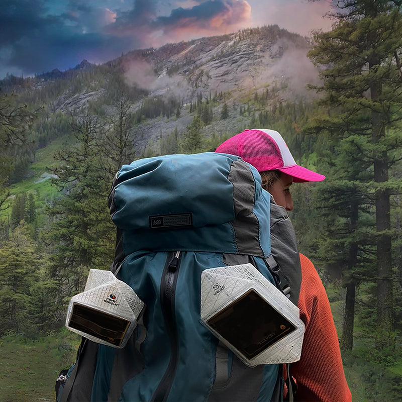 Load image into Gallery viewer, SolarPuff™ Hybrid Solar Lantern – Warm &amp; Bright

