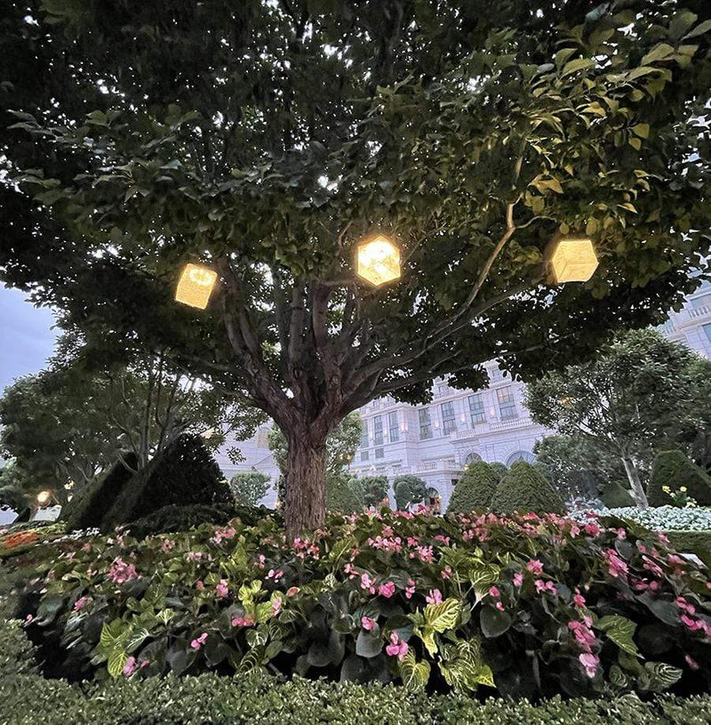 Load image into Gallery viewer, SolarPuff™ Hybrid Solar Lantern – Warm &amp; Bright

