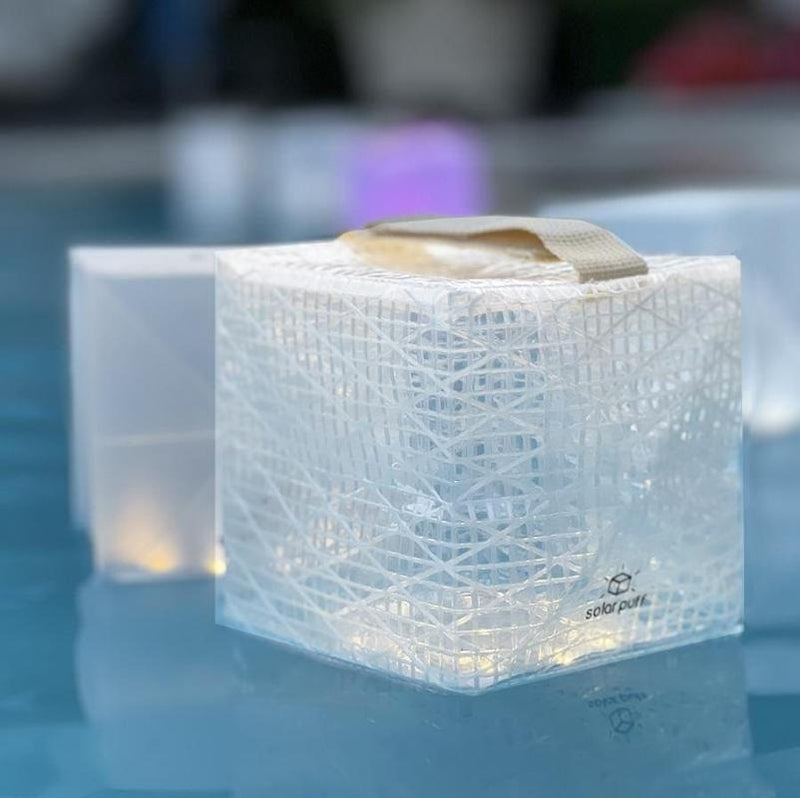 Load image into Gallery viewer, SolarPuff™ Hybrid Solar Lantern – Warm &amp; Bright

