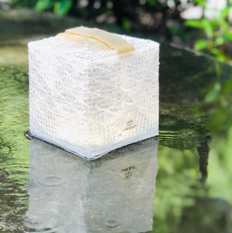Load image into Gallery viewer, SolarPuff™ Hybrid Solar Lantern – Warm &amp; Bright
