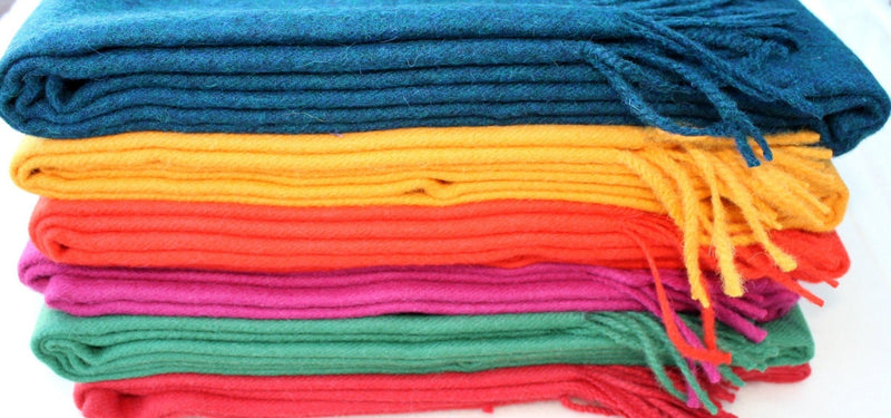 Load image into Gallery viewer, Solid Color Alpaca Throw
