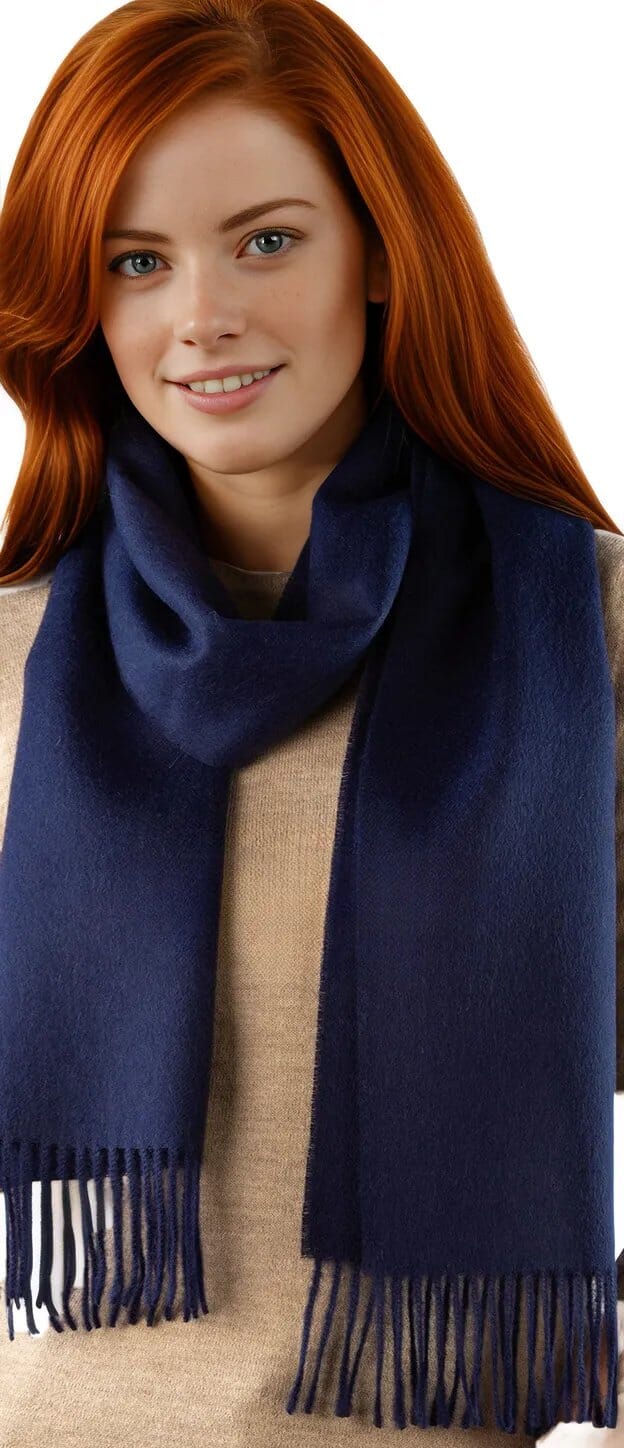 Load image into Gallery viewer, Solid Weave Brushed Alpaca Scarf
