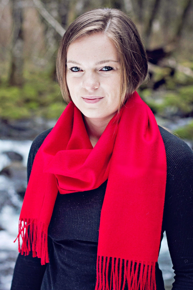 Load image into Gallery viewer, Solid Weave Brushed Alpaca Scarf
