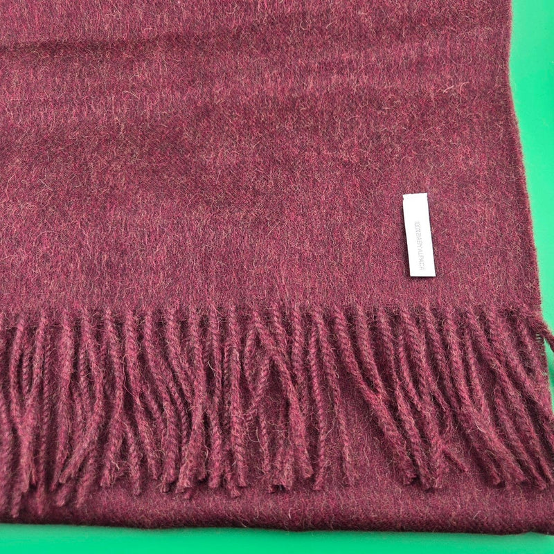 Load image into Gallery viewer, Solid Weave Brushed Alpaca Scarf
