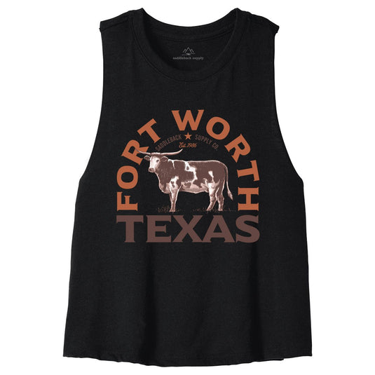 Texas Longhorn Crop Top