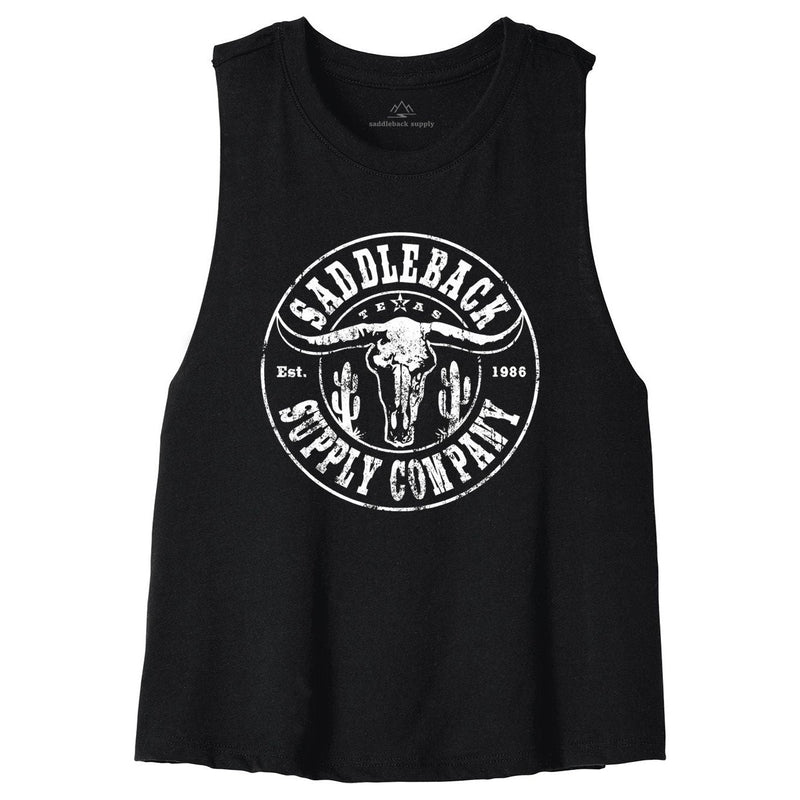 Load image into Gallery viewer, Desert Skull Crop Top
