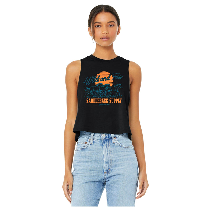 Load image into Gallery viewer, Wild and Free Crop Top
