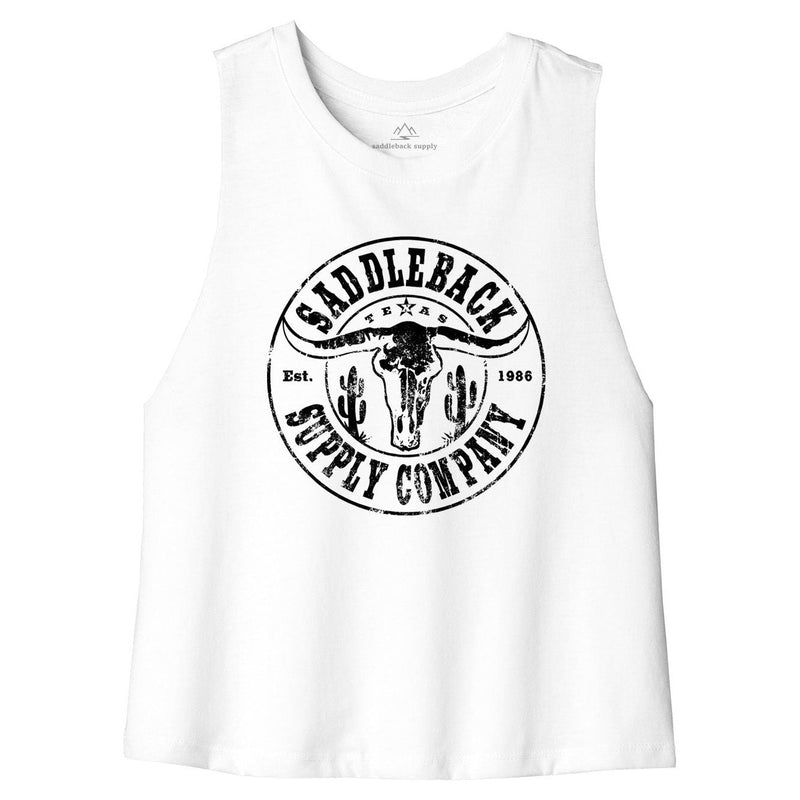 Load image into Gallery viewer, Desert Skull Crop Top
