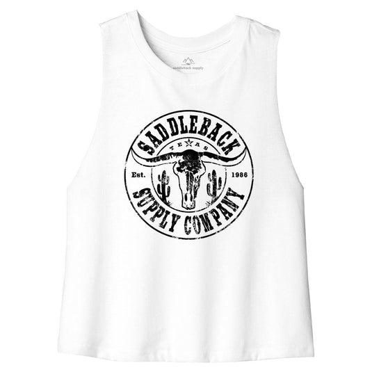 Desert Skull Crop Top