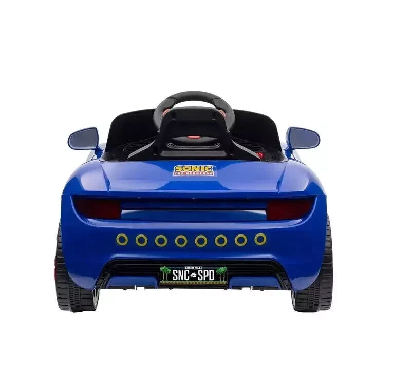 Load image into Gallery viewer, 12V Battery-Powered Sonic Hedgehog Convertible Ride-On Toy
