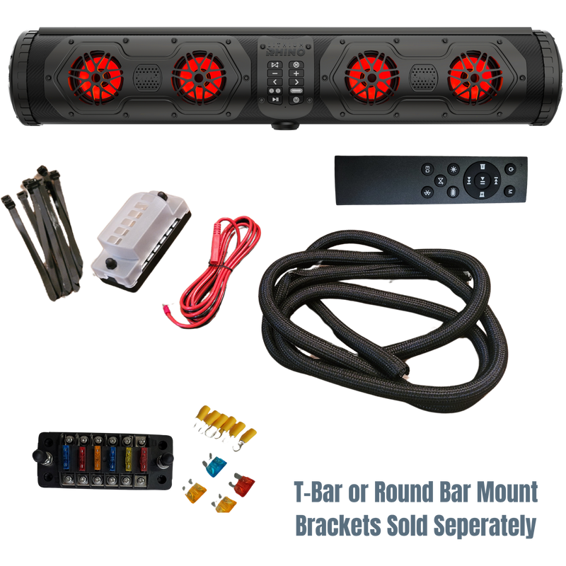 Load image into Gallery viewer, Lithium Rhino GX500 Soundbar with UTV Round Bar Mounts
