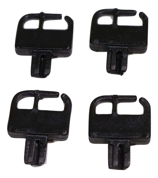 10 Ft Black Standard Buckle Spa Hot Tub Cover Adjustable Wind Straps | 2 COMPLETE KITS