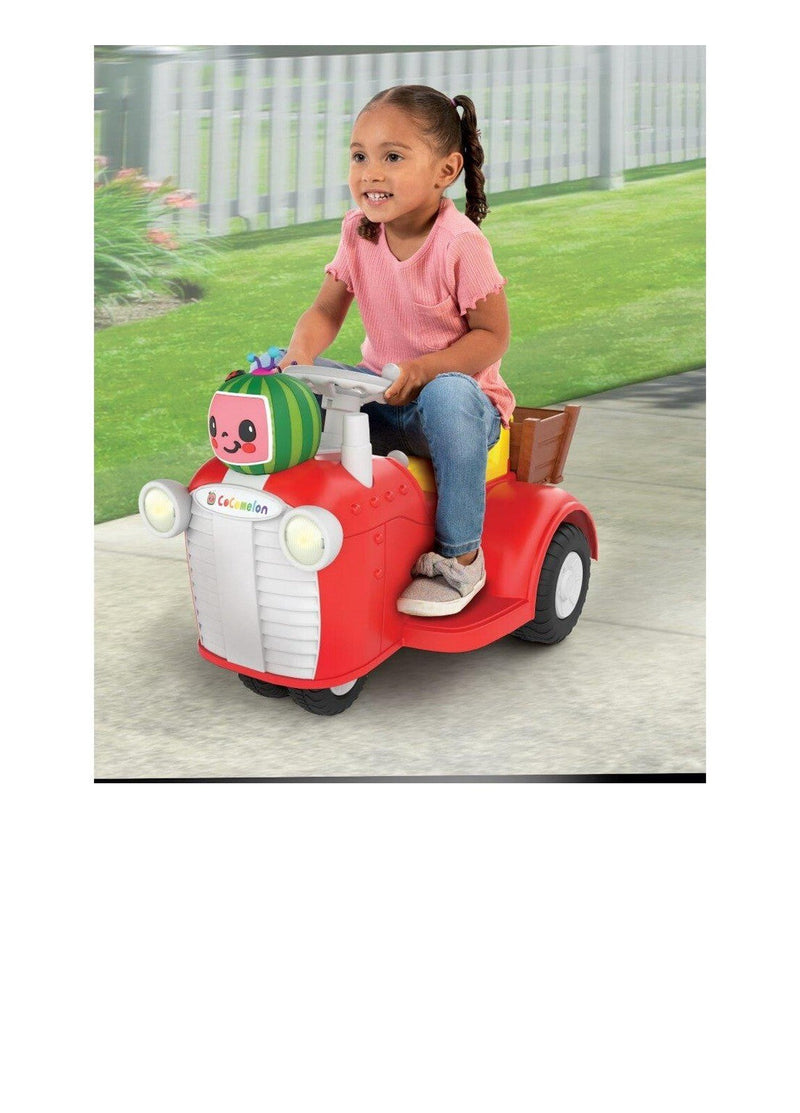 Load image into Gallery viewer, Interactive CoComelon 6V Ride-On Tractor Toy for Kids Ages 1.5-3 Years
