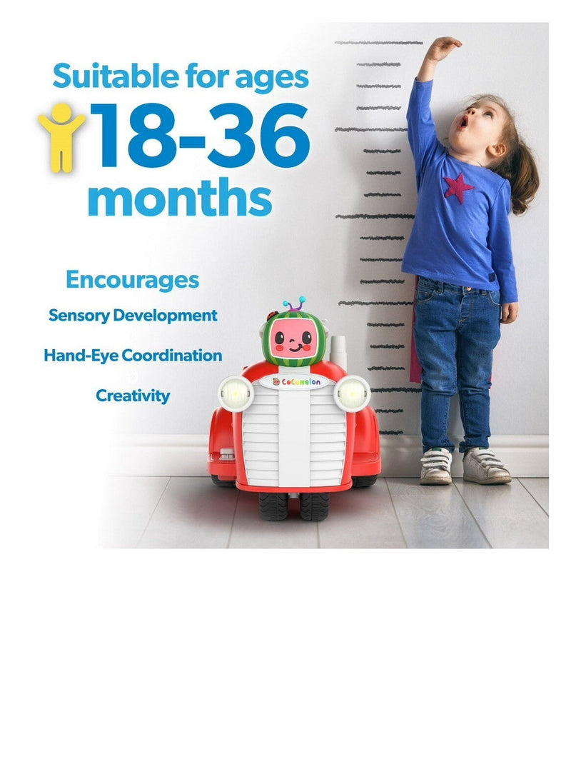 Load image into Gallery viewer, Interactive CoComelon 6V Ride-On Tractor Toy for Kids Ages 1.5-3 Years
