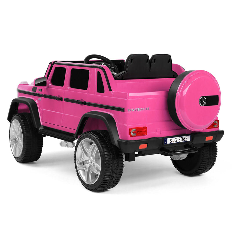 Load image into Gallery viewer, Sparkle and Cruise: 12V Pink Electric Ride-On Truck with Music, LED Lights, and Remote Control for Girls
