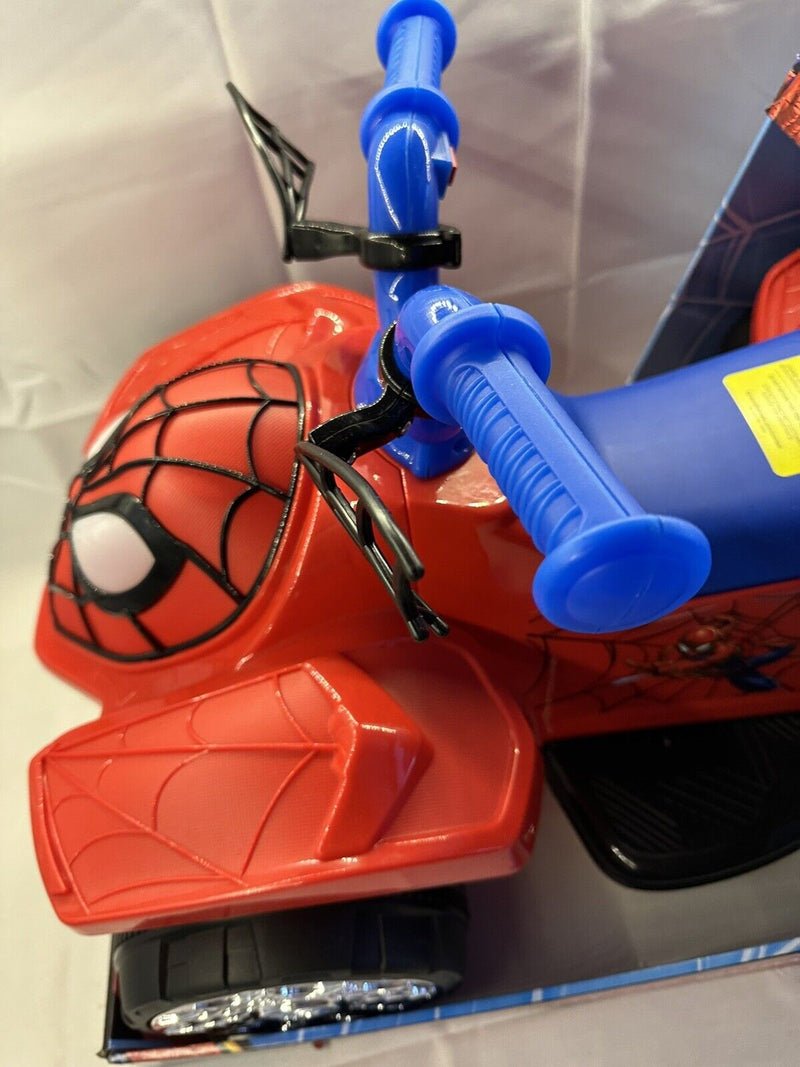 Load image into Gallery viewer, Spider-Man 6V Ride On with Light Up Handle Bars - Brand New in Box!
