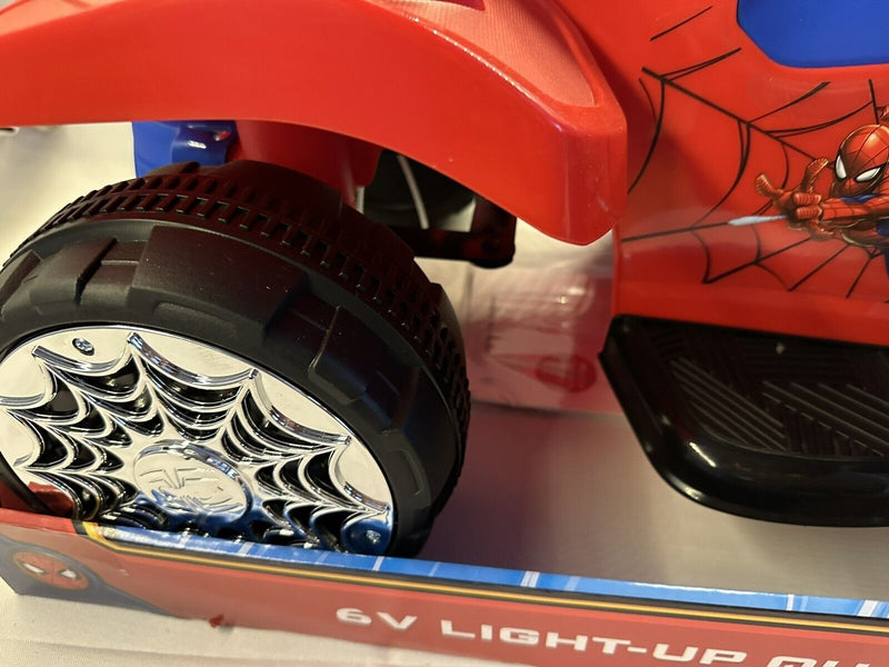 Load image into Gallery viewer, Spider-Man 6V Ride On with Light Up Handle Bars - Brand New in Box!
