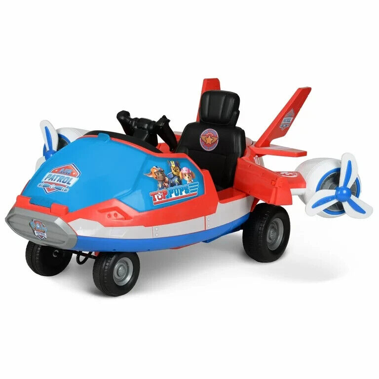 Load image into Gallery viewer, Spinning LED Propellers Ride-On with Storage and Engine Sounds - Paw Patrol Marshall 12V
