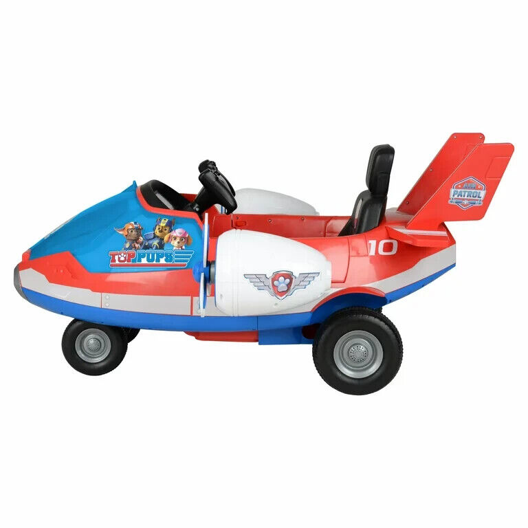 Load image into Gallery viewer, Spinning LED Propellers Ride-On with Storage and Engine Sounds - Paw Patrol Marshall 12V
