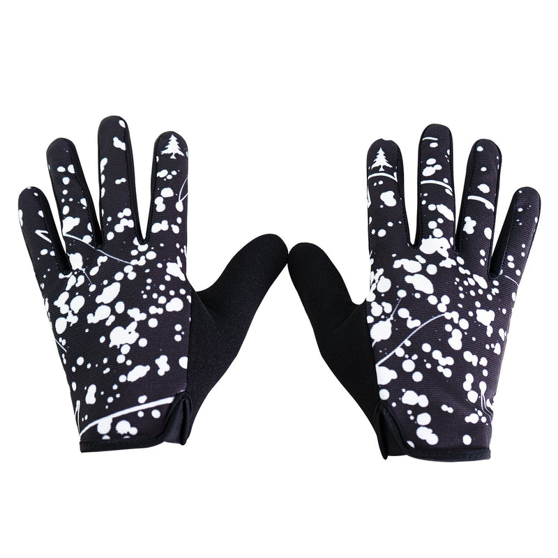 Load image into Gallery viewer, Splatter SendIt S2 Gloves - Black &amp; White (Final Sale)
