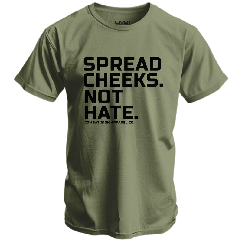 Load image into Gallery viewer, Spread Cheeks. Not Hate. Men's T-Shirt
