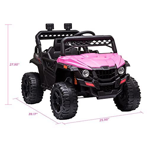 Load image into Gallery viewer, Spring Rose 12V Kids Ride On Car Truck with Parental Remote Control

