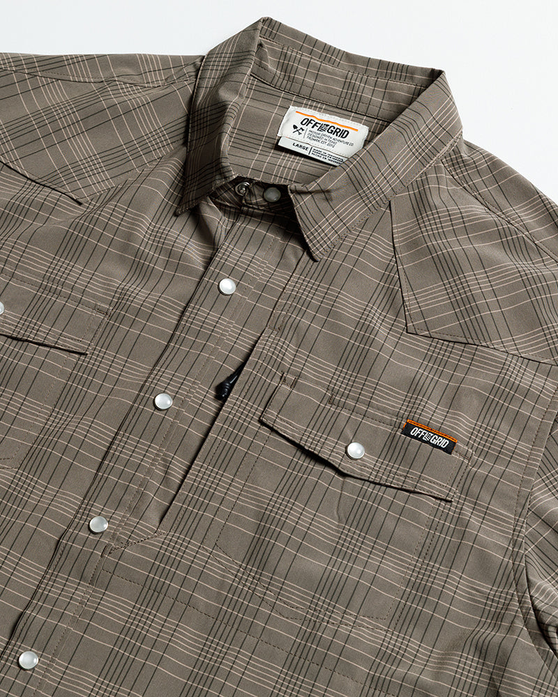 Load image into Gallery viewer, Deke SS Shirt - Beluga Brown
