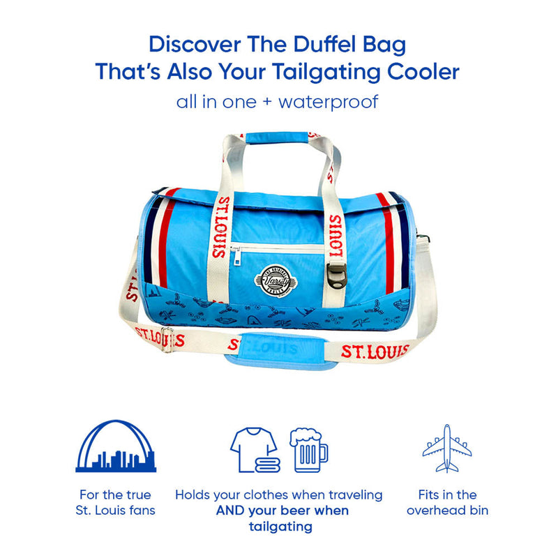 Load image into Gallery viewer, St Louis Baseball Duffel Cooler
