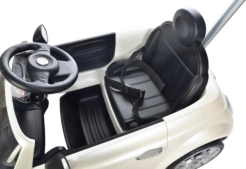 Load image into Gallery viewer, Fiat 500 Push Car with LED Lights and Music for Toddler Play
