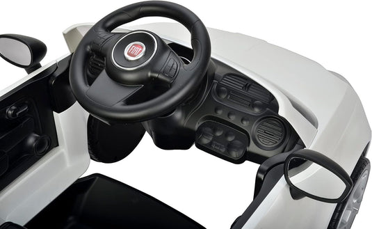 Fiat 500 Push Car with LED Lights and Music for Toddler Play