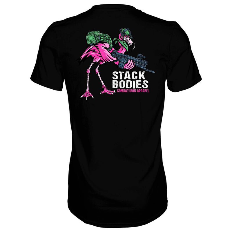 Load image into Gallery viewer, Flamingo Operator Stack Bodies Men&#39;s T-Shirt
