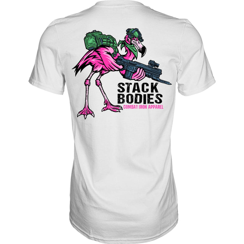 Load image into Gallery viewer, Flamingo Operator Stack Bodies Men&#39;s T-Shirt
