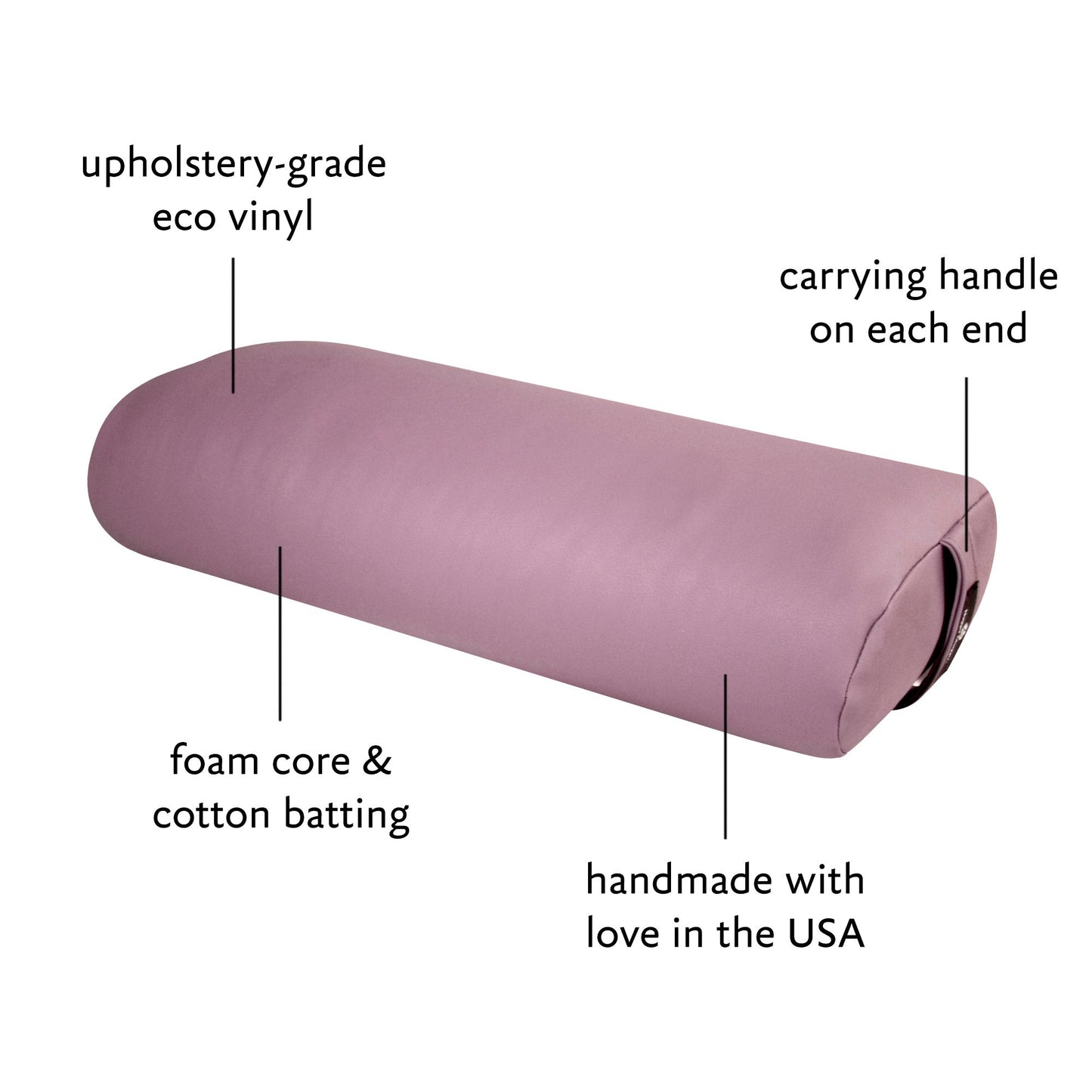 Standard Yoga Bolster - EZ Clean