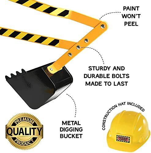 Load image into Gallery viewer, Stargo Sand Digger Kids Excavator Ride on Toy for Outdoor Sandbox Fun
