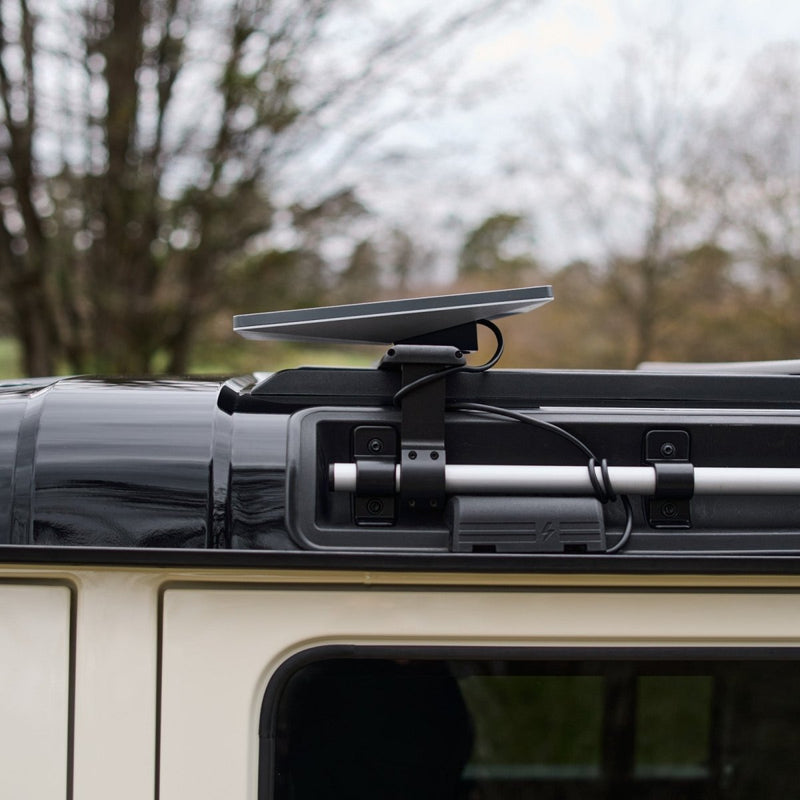 Load image into Gallery viewer, Starlink Mini Roof Rack Mount v2 – Universal Roof Rack Fit with Anti-Theft Kickstand
